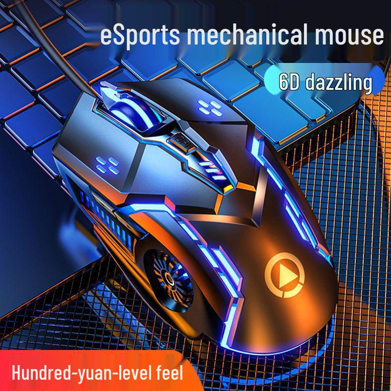 GW Wired Mechanical Gaming Mouse for PC and Laptop