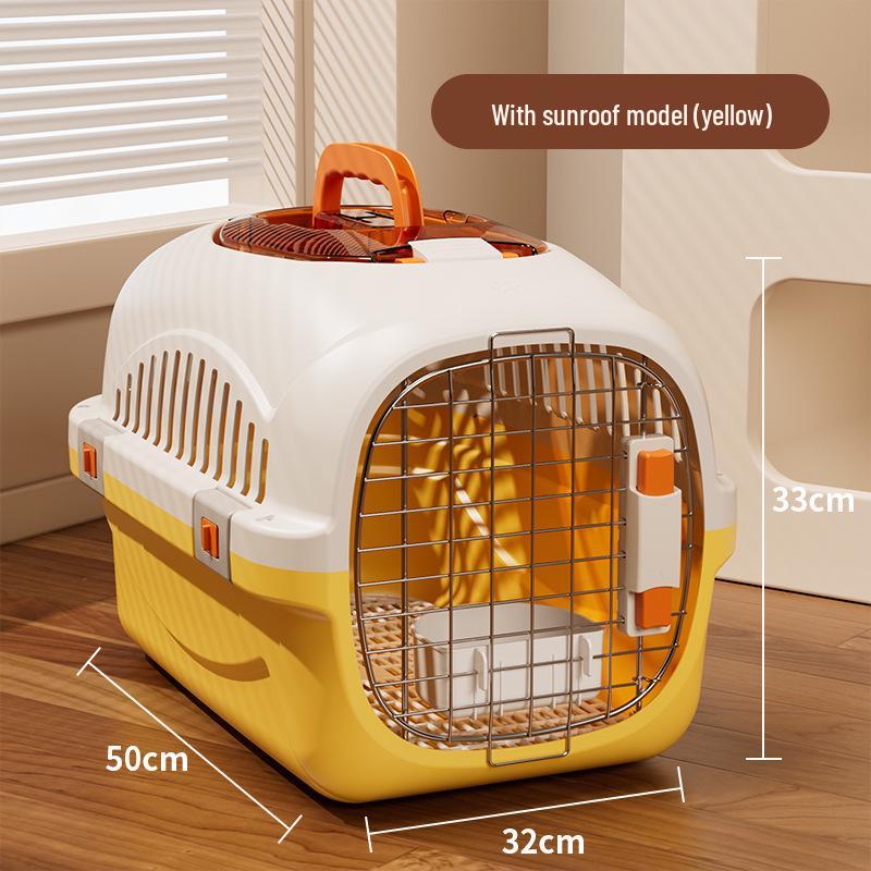 Aviation Pet Carrier: Stress-Free Cat & Rabbit Handbag and Cage
