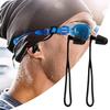 1pair Swimmers Ear Plugs Comfortable Swimming Ear Plugs Silicone Waterproof Reusable Hearing Protection Earbuds 1 Pair With Lanyard