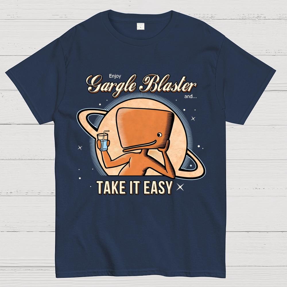 Take It Easy Unisex 100% Cotton Summer Casual Cool Loose T-Shirt