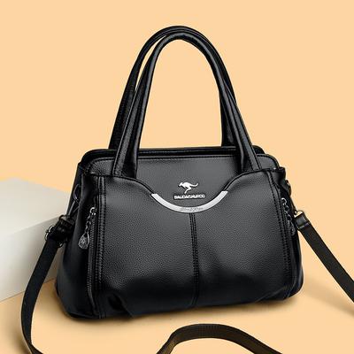 Simple Women's Handbag Middle-aged Mother Large Capacity Single Shoulder Crossbody Bag