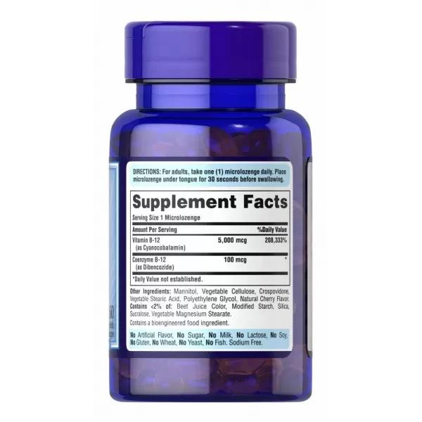 Puritan's Pride - Vitamin B-12 5000 mcg Sublingual
