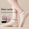 Winter and Autumn Thick and Warm Floor Socks - Synthetic Felt Short Sleeve Anti-Slip Socks In Colorful Design - Non-Fluffy and Suitable for Sleeping