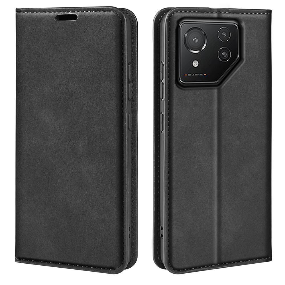 For Asus ROG Phone 8 5G/Phone 8 Pro 5G Case PU Leather Skin Touch Flip Stand View Phone Cover