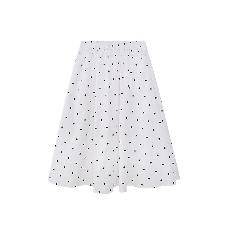 NEWOPEN 2025 Early Spring French Floral A-Line Midi Skirt C3623 – Sweet, Fresh, Age-Reducing Design