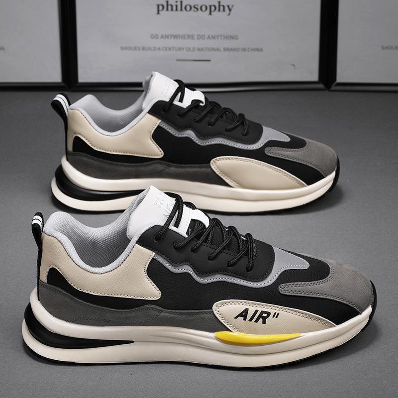 New Trendy Men's Shoes Spring Non-slip and Wear-resistant Casual Work Shoes Men's Versatile Sports Running Shoes