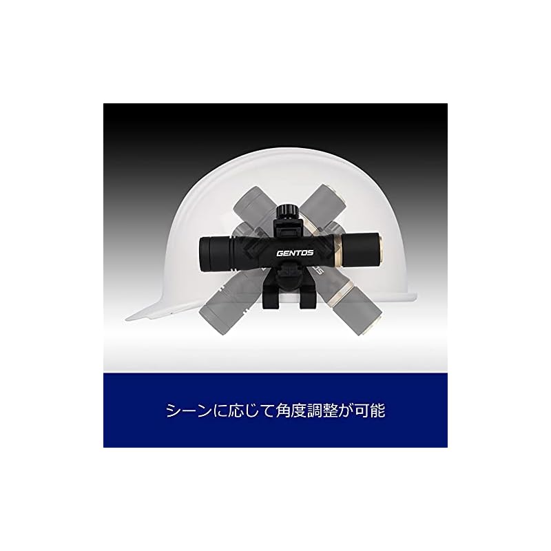 Genuine GENTOS Helmet Holder HH-02 Black for SG-337R Flashlight