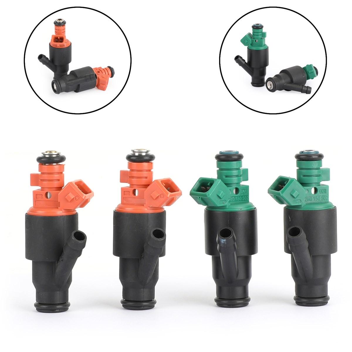 

4 шт. топливные форсунки подходят для 1995-2002 Kia Sportage 2.0L 0280150504 0280150502