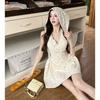 Dopamine New Dress Sweet and Spicy Neck Dress Internet Celebrity Small First Love Fresh Explosion First Love