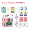 DIY Princess Dress Up Activity Book for Making Clothes Art Fashion Sticker Girls Toys
