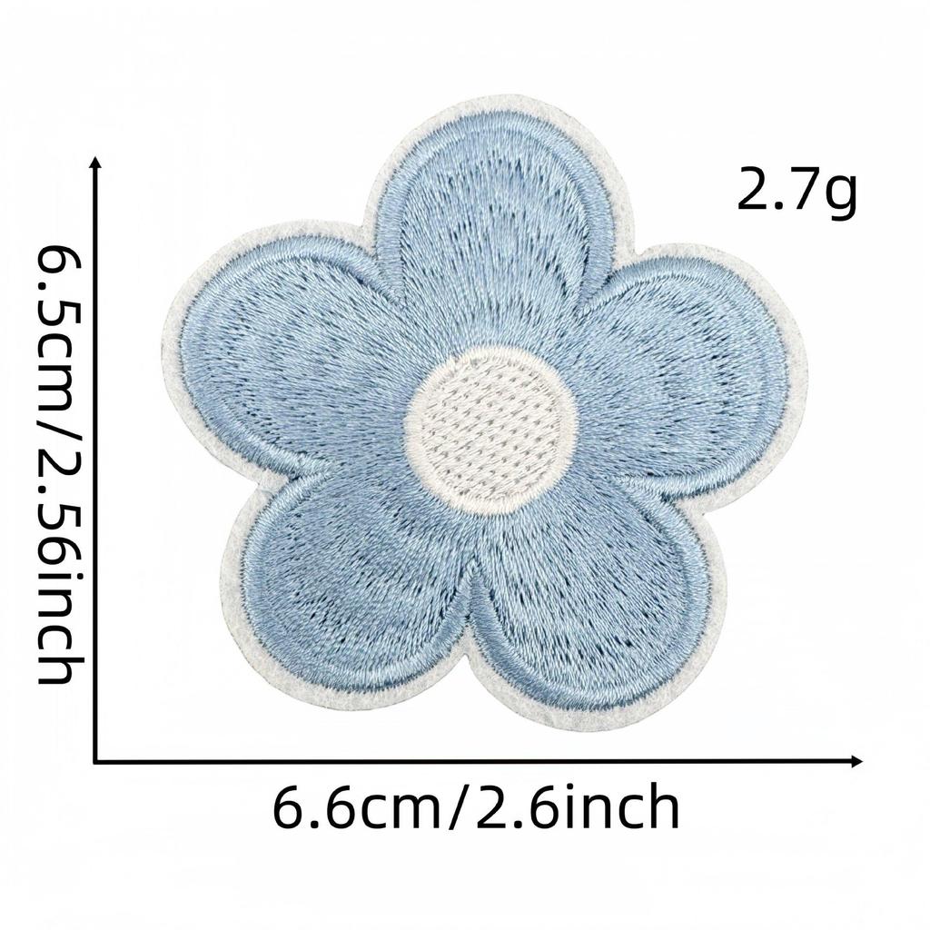 Blue Series Cute Cartoon Embroidered Cloth Patches for Jackets