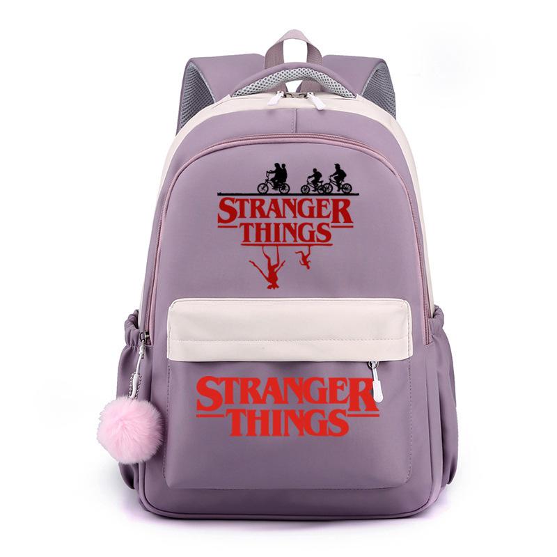 

Stranger Things Fashion Peripheral Printed Student School Bag Large Capacity Backpack No specifications