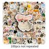 50/100Pcs Cat Emoticon Pack Graffiti Cute Pet Sticker Mobile Luggage Helmet Refrigerator Guitar Decoration Waterproof Sticker