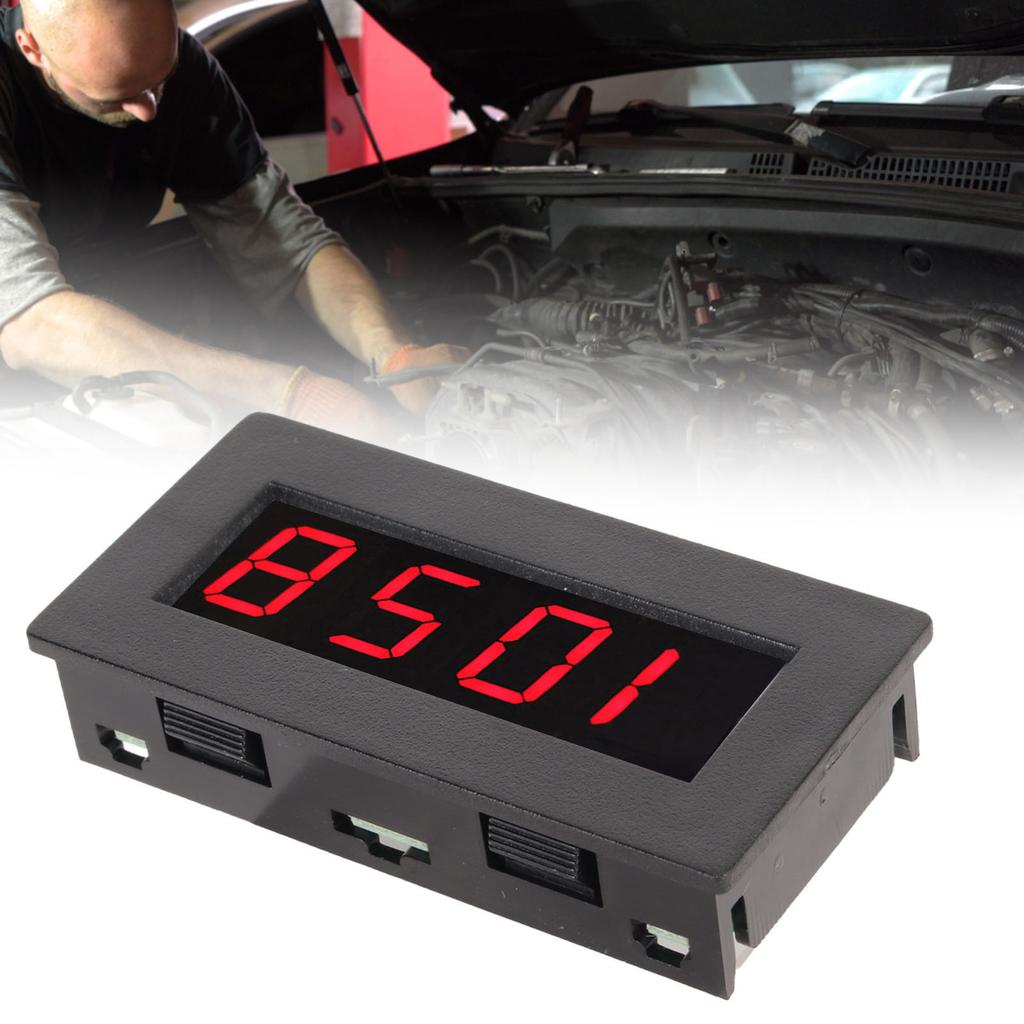 Digital Frequency Meter Speedometer   8 to 15V 0.56 in 5 to  9 RPM 4 LED Digital Display Frequency Tachometer