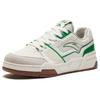 Anta Flame 5 Wear-Resistant Low-Top Skateboard Shoes Men's White Green Sneakers 112428081-2