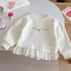 Koreanischer Stil Mädchen Sweatshirt mit langen Ärmeln - Trendige Frühjahrs- & Herbst-Oberbekleidung 2026
