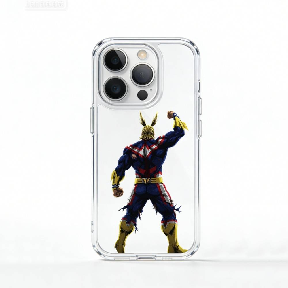 T-Toshinori Y-Yagi MHA All Might    Phone Case For iPhone 17 16 15 14 13 12 11 Mini Pro Max Plus Transparent Cover