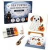 Kit Vita Marina e Natale con Creature Marine Acriliche Artigianali per Arredamento Casa e Regalo