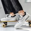 New Convenient Men's Shoes Summer Thin-style Breathable Skate Shoes with Mesh Upper  Casual Versatile White Shoes Suitable Shoes