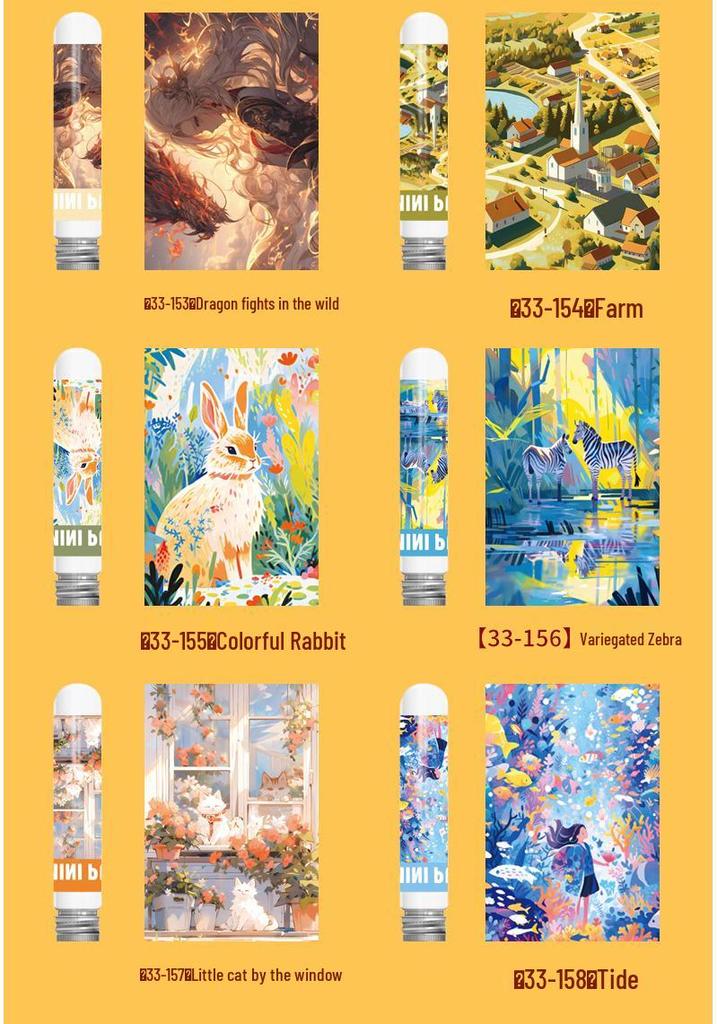 150-Piece Anime Mini Puzzle - Creative Pocket-Sized Decompression Toy