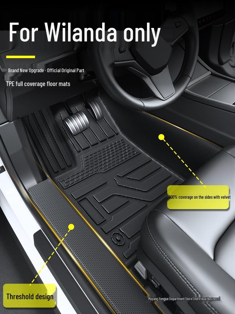 2024 Toyota Wildlander Full Surround TPE Floor Mats Set for Car Interior Decoration
