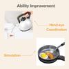 Kids Kitchen Toy Set Toddler Pretend BBQ Camping Cooking Playset Pot Pans Utensils Cookware Play Food Birthday Gift for Girl Boy
