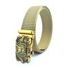 Men's Nylon Belt with Breathable Fabric and Automatic Buckle - Ideal as a Gift or Trouser Accessory