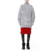 We11Done FW21 Logo Graffiti High Neck Knit Wool Cashmere Sweater Unisex sweater Gray WD-KT3-21-613-U-GY