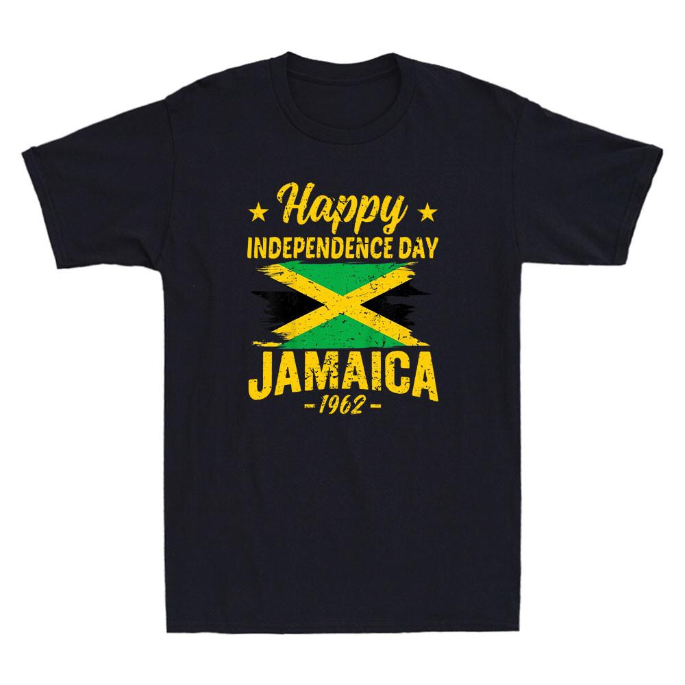 Happy Independence Day Jamaica 1962 Proud Jamaican Funny Vintage Men s T-Shirt XXXXL