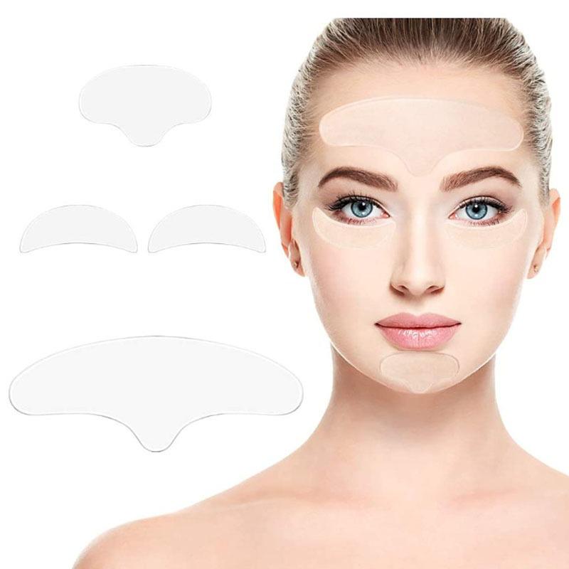 Silikon Anti-Falten Gesichts- und Augenpflaster Set zum Lifting und Straffen