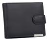 Men's Leather Wallet N992L-PDM-RON-BP-9137 Black