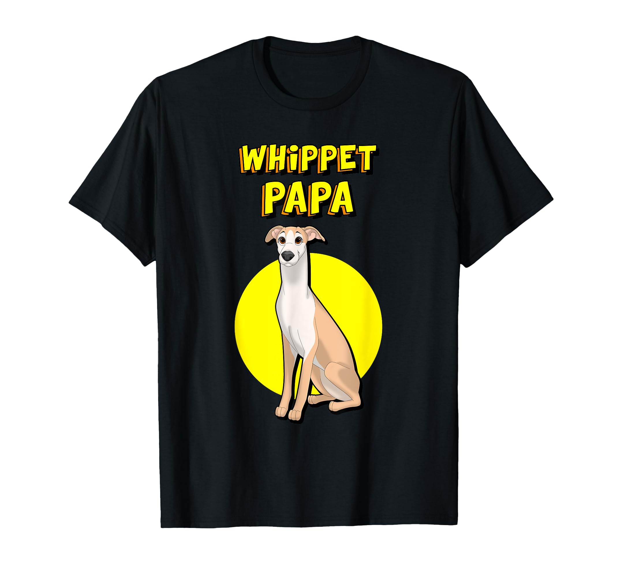 

Whippet Daddy White & Fawn Whippet Dog Father T-Shirt