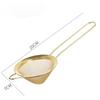 Stainless Steel Conical Strainer for Cocktail Drink Bar Strainers Bartender Bar Tool Fine Mesh Cocktail Ice Strainer
