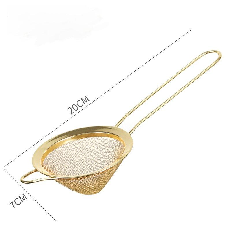Stainless Steel Conical Strainer for Cocktail Drink Bar Strainers Bartender Bar Tool Fine Mesh Cocktail Ice Strainer