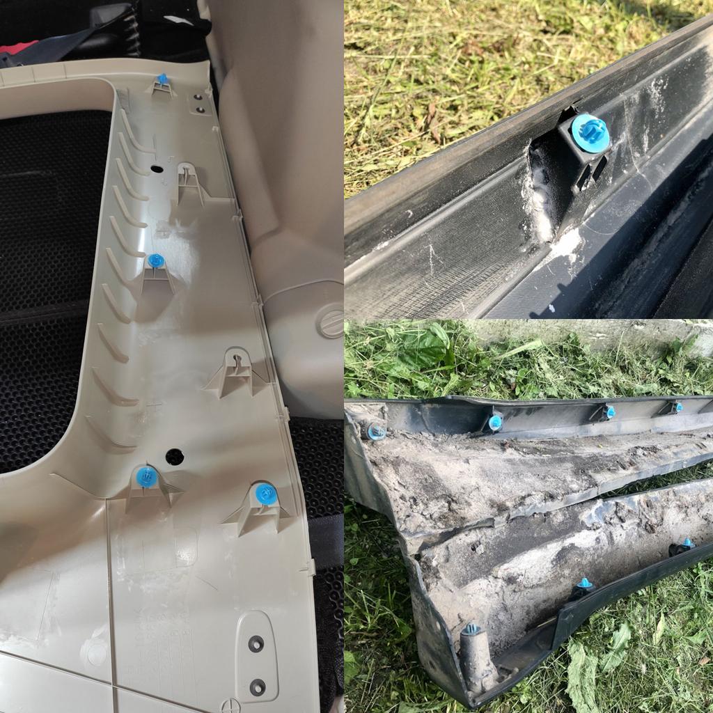 MU000977 MU000588 Side Skirt Sill Moulding Cover Trim Clips Deurpaneel Wielkastverbreders Bevestigingsclip VOOR Mitsubishi L200 Pajero