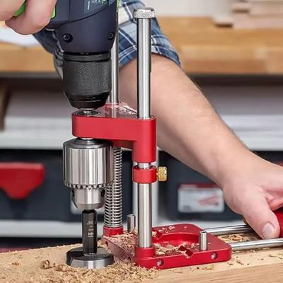 Hole Cutter Hole Punch Positioner Drill Guide Drilling Template Guide Drill Locator  For Carpenter
