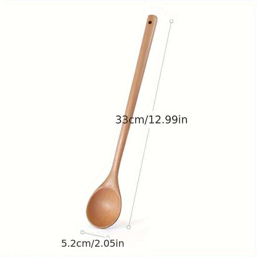Large Wooden Stirring Spoon Wooden Spoon Stirring Spoon Wooden Spoon Stylish Wooden Utensil Unbreakable Wooden Spoon For Chefs