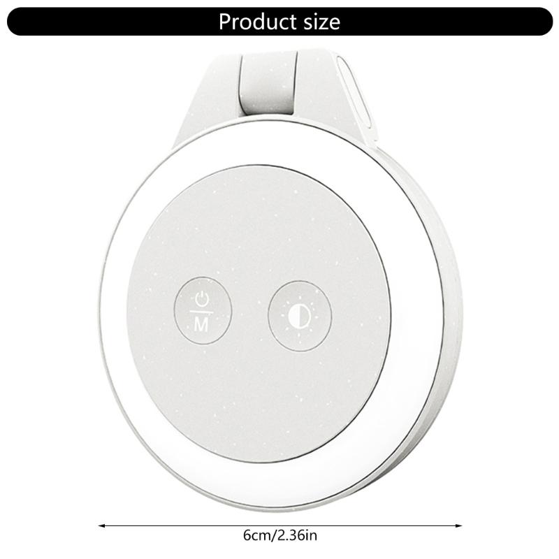 Rechargeable Magnetic LED Phone Light Multiple Brightness Level for Social Media Content Creators Video Calls Streaming