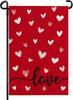 Happy Valentines Day Garden Ags 12x18 Inch Double Sided Love Hearts Holiday Decoration for Anniversary Wedding Yard Outsid EEZ