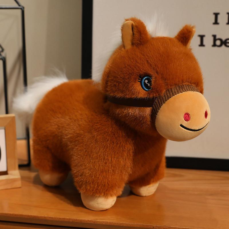 Cute Pony Plush Toy With Soft Short Plush For Kids And Gift Giving