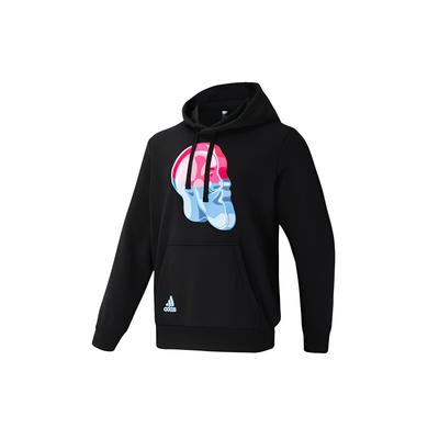 Bluza z kapturem do koszykówki na co dzień Męska Czarna GK0118