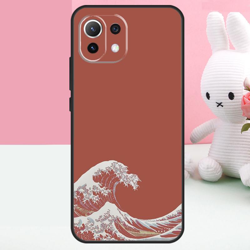 The Great Wave off Kanagawa Case For Xiaomi 14 13 15 Ultra 15T 13T 14T Pro 17 Pro Max POCO X7 X5 X6 Pro F5 F6 F7 Funda