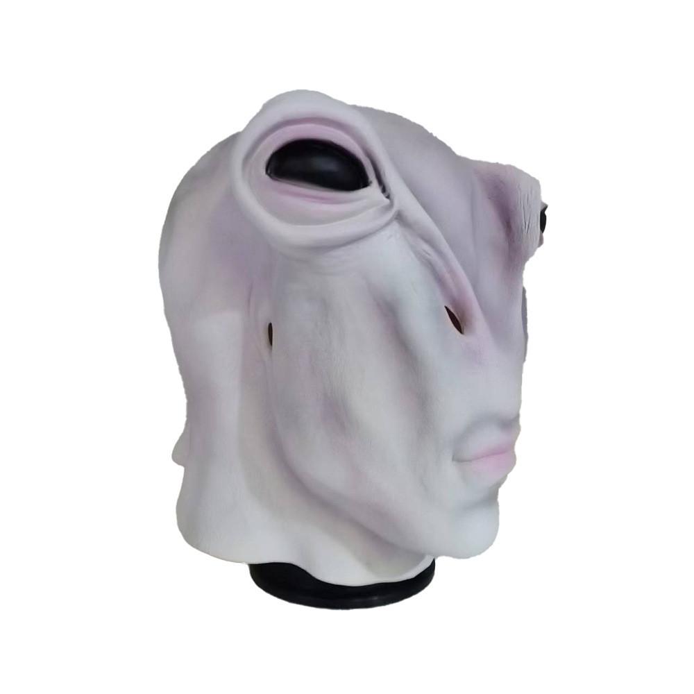 Alien Latex Mask With Elden Ring And Ufo Design For Halloween Cosplay And Costume Party