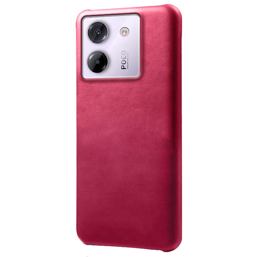 Pro Xiaomi Poco M7 Pro 5G Pouzdro Textura telete PU Kůže Tvrdý PC Ochranný Kryt na Telefon