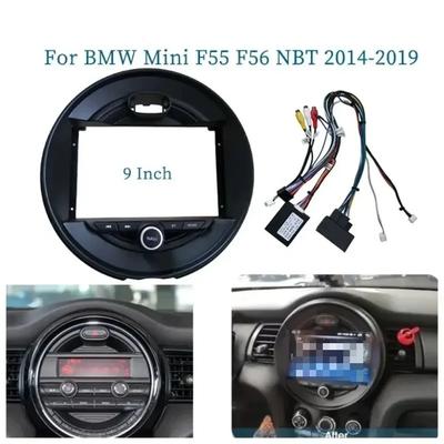 For BMW Mini F55 F56 2014-2019 9 Inch Car Frame Fascia Adapter Canbus Box Android Radio Dash Fitting Panel Kit