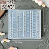 3D Fruit Silicone Nail Mold Sweet Flower Petals Fairy Nails Templates Diy Nail Art Decor Manicure Template For Nail Charms