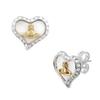 Vivienne Westwood Petra Heart Earrings 62010074 02p556