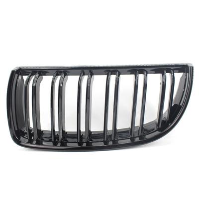 2 stuks glanzend zwarte voorbumper motorkap nieren grille race grille vervanging voor BMW E90 4 deurs