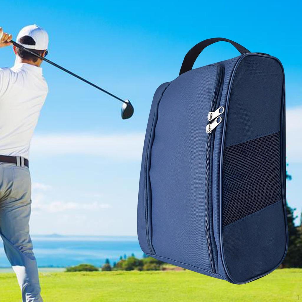 Oddychająca torba na buty golfowe, Przenośny organizer na akcesoria, Buty podróżne, Kolarstwo, Kręgle,