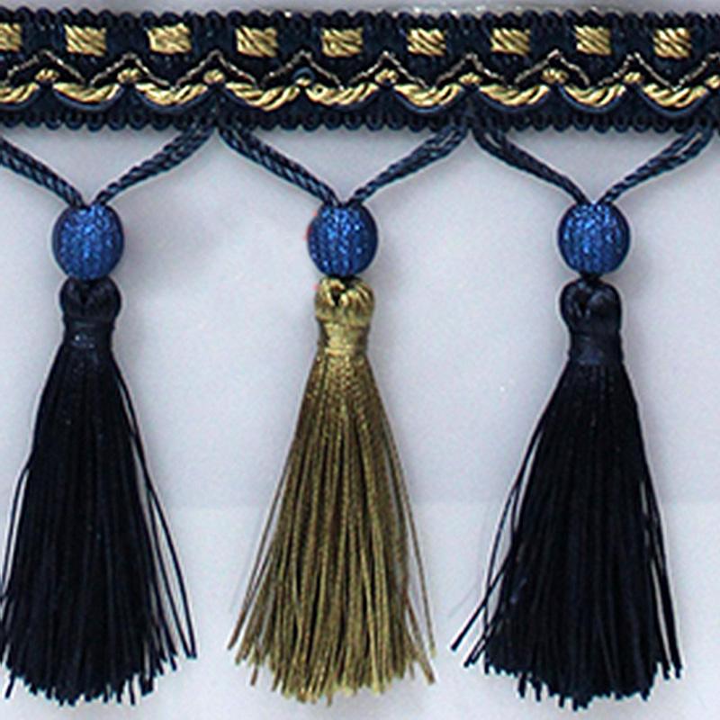 100cm Bordino con Nappe Bicolore Merletto da Cucito Bordure Pendente Frange Tende Cuscino Divano Tavolo Rivestimenti Decorazioni Accessori